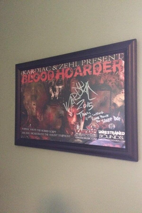 Framed Blood Hoarder poster by Supporter